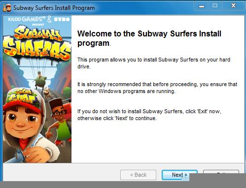 Install Subway Surfers on your PC